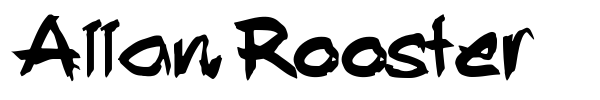 Allan Rooster font preview